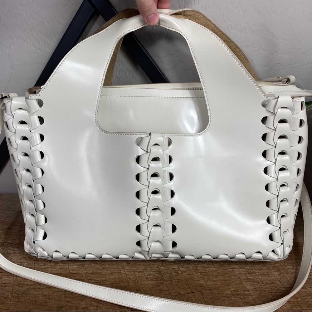 SOLD The Row Two For One 12 Braided Leather Tote - Picture 4 of 16